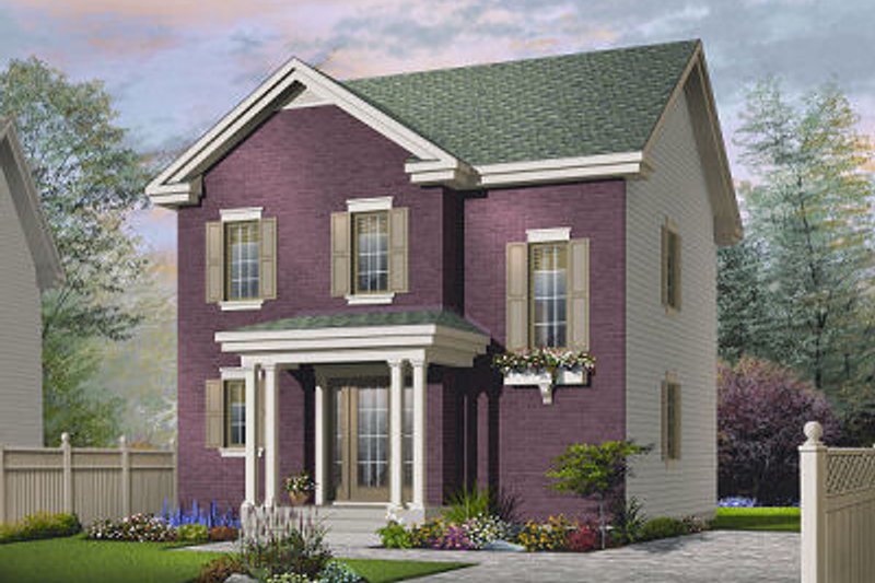 Home Plan - Traditional Exterior - Front Elevation Plan #23-739