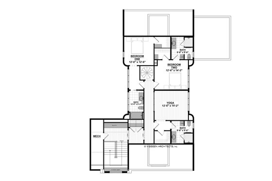 Floor Plan - Upper Floor for Craftsman House Plan #928-305 - 3 bed, 4 bath