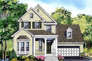 Country Exterior - Front Elevation Plan #456-32