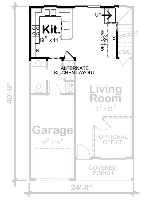 Architectural House Design - Traditional Floor Plan - Other Floor Plan #20-2407