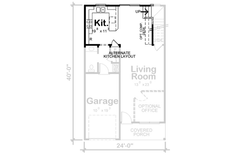 Architectural House Design - Floor Plan - Other Floor for Traditional House Plan #20-2407 - 3 bed, 2.5 bath