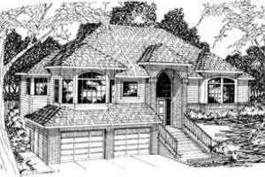 Traditional Exterior - Front Elevation Plan #124-290