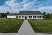 Ranch Style House Plan - 3 Beds 2 Baths 1800 Sq/Ft Plan #17-2142 