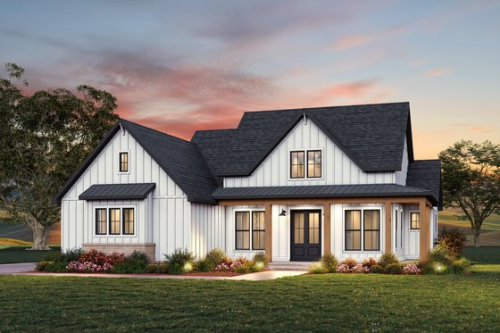 Exterior - Other Elevation for Farmhouse House Plan #1074-127 - 3 bed, 2.5 bath