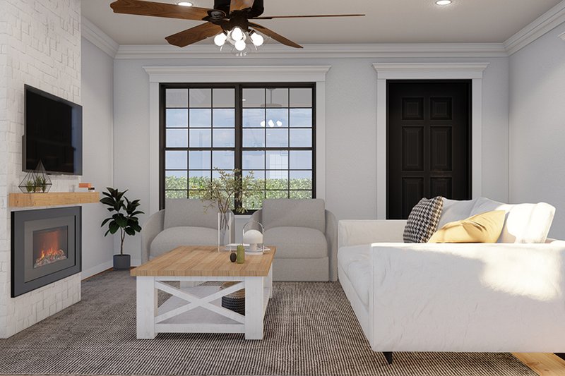 Architectural House Design - Interior - Other 2 for Cottage House Plan #923-330 - 3 bed, 2 bath