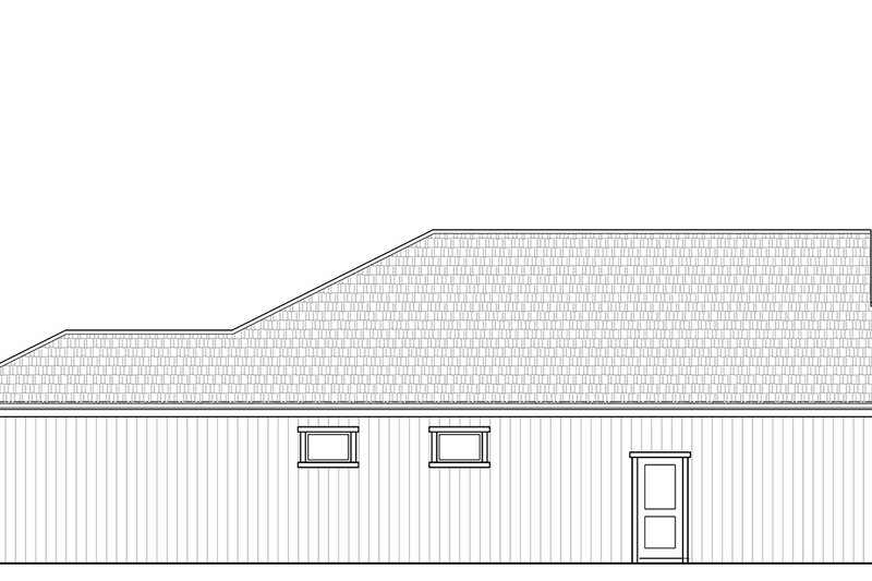 Architectural House Design - Exterior - Other Elevation 1 for Craftsman House Plan #938-98 - 3 bed, 2 bath