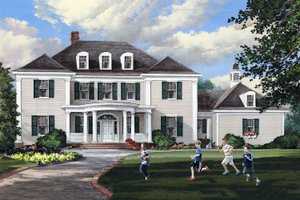 Traditional Exterior - Front Elevation Plan #137-292