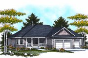 Traditional Style House Plan - 3 Beds 2 Baths 1706 Sq/Ft Plan #70-863 