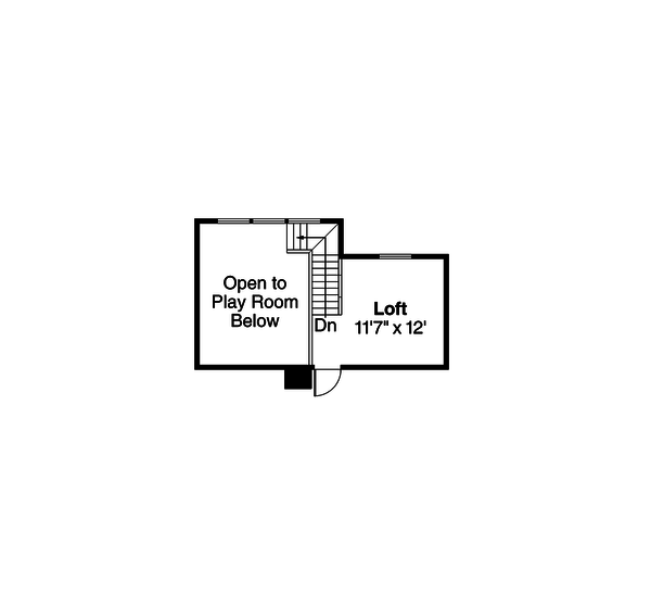 House Plan Design - Craftsman Floor Plan - Upper Floor Plan #124-923