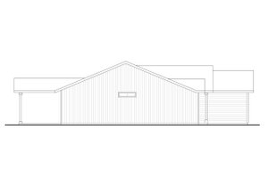 Exterior - Other Elevation for Ranch House Plan #124-1224 - 3 bed, 2 bath