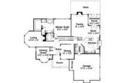 European Style House Plan - 4 Beds 3 Baths 2708 Sq/Ft Plan #124-175 
