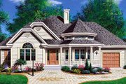 Traditional Style House Plan - 3 Beds 1 Baths 1370 Sq/Ft Plan #23-137 