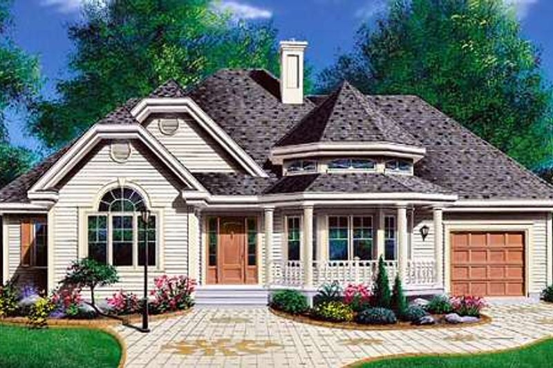 Home Plan - Traditional Exterior - Front Elevation Plan #23-137