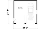 Modern Style House Plan - 0 Beds 0 Baths 576 Sq/Ft Plan #23-2851 