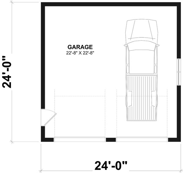 Dream House Plan - Modern Floor Plan - Main Floor Plan #23-2851