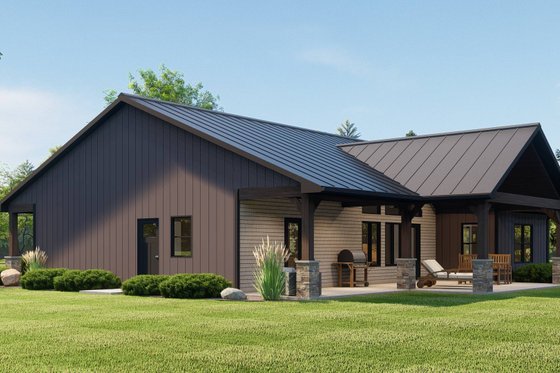 Exterior - Other Elevation for Country House Plan #1064-268 - 2 bed, 2 bath