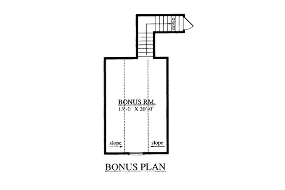Floor Plan - Other Floor for Traditional House Plan #42-359 - 3 bed, 2 bath