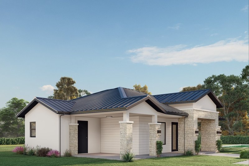 Architectural House Design - Exterior - Other Elevation for Contemporary House Plan #1110-31 - 2 bed, 2 bath