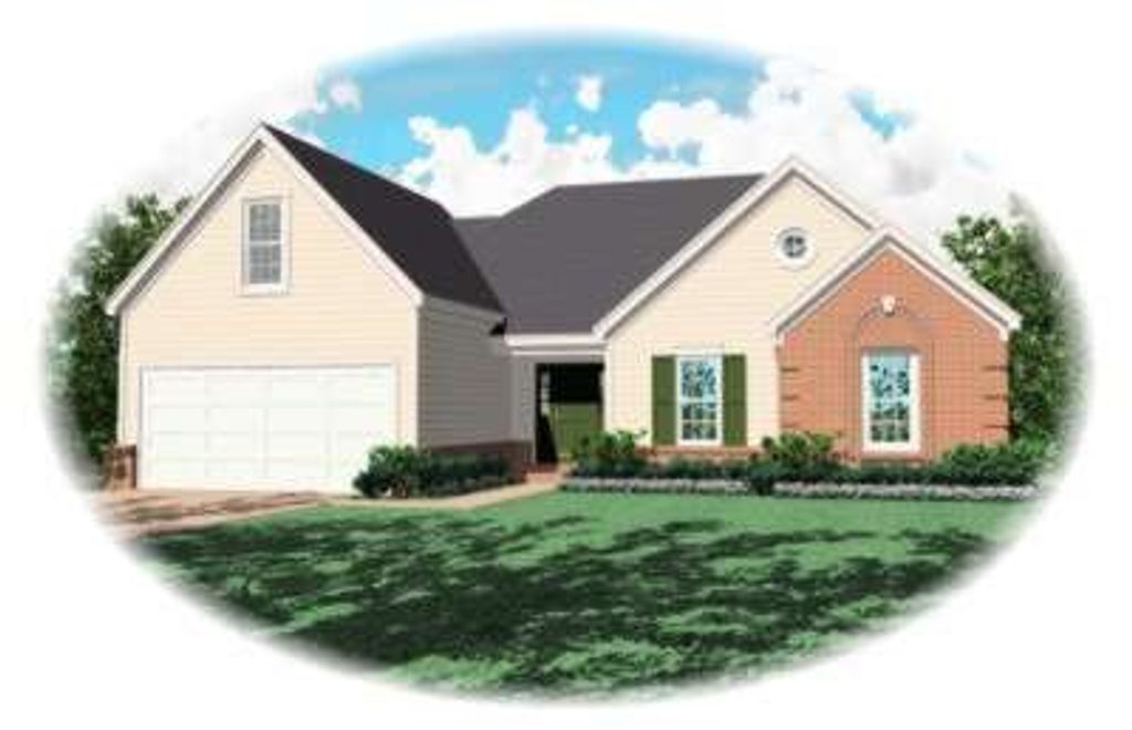 Exterior - Front Elevation 2 for Traditional House Plan #81-707 - 3 bed, 2 bath