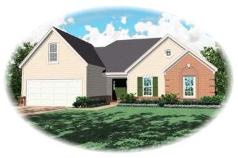 Exterior - Front Elevation 2 for Traditional House Plan #81-707 - 3 bed, 2 bath