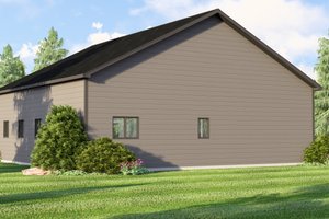Exterior - Rear Elevation for Ranch House Plan #1064-386 - 1 bed, 1 bath