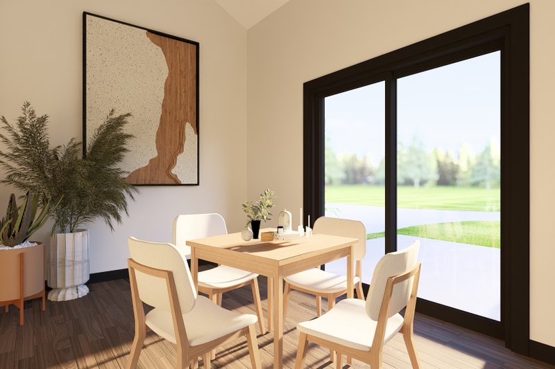 House Plan Design - Interior - Dining Room for Barndominium House Plan #1064-429 - 3 bed, 2 bath