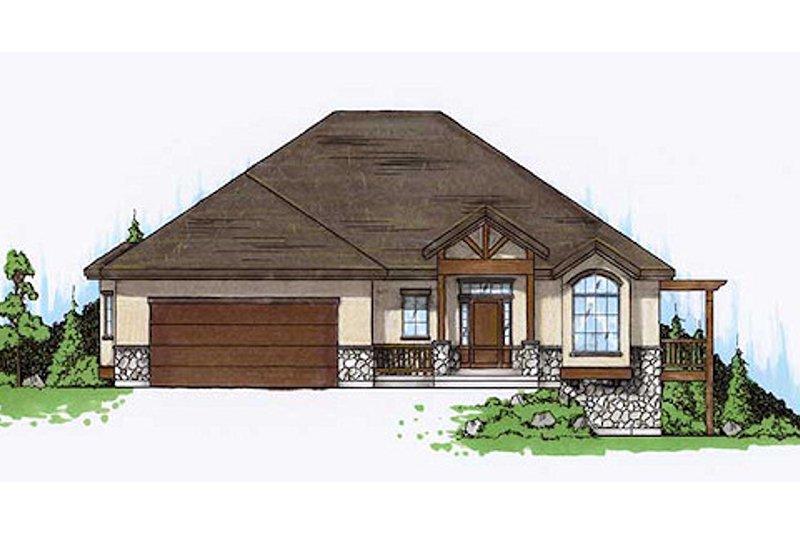Dream House Plan - Traditional Exterior - Front Elevation Plan #5-471
