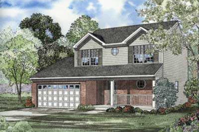 House Design - Traditional Exterior - Front Elevation Plan #17-431