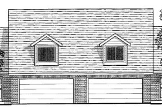 Exterior - Front Elevation for Traditional House Plan #303-449 - 3 bed, 1.5 bath