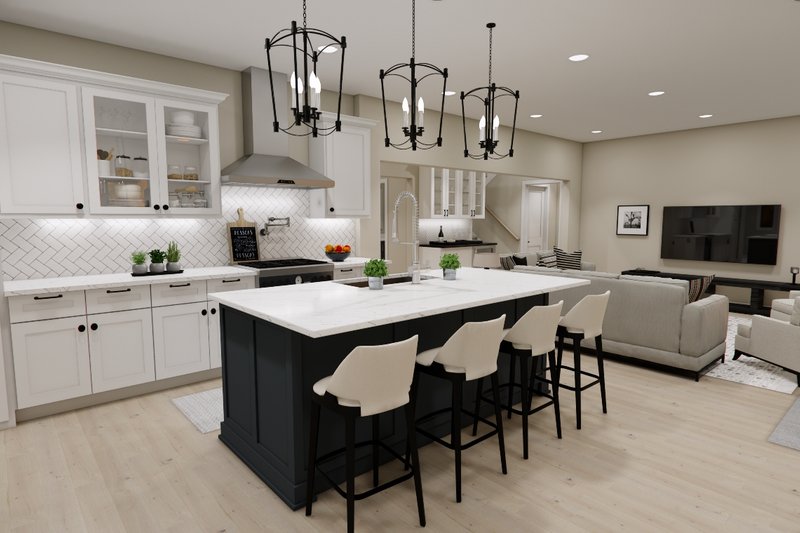 House Design - Interior - Kitchen 1 for Farmhouse House Plan #51-1360 - 4 bed, 3.5 bath