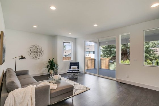 Interior - Family Room 2 for Modern House Plan #1066-10 - 4 bed, 3 bath