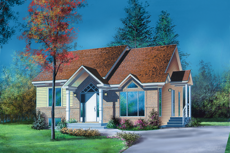 Dream House Plan - Traditional Exterior - Front Elevation Plan #25-1149