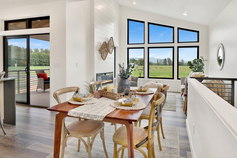 Home Plan - Interior - Dining Room for Contemporary House Plan #1070-225 - 2 bed, 2.5 bath