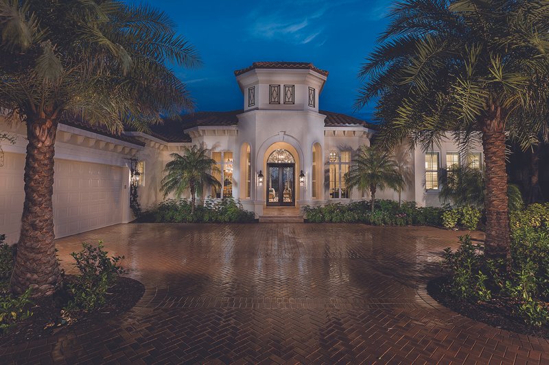 Dream House Plan - Exterior - Front Elevation 3 for Mediterranean House Plan #930-508 - 4 bed, 4.5 bath