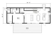 Modern Style House Plan - 3 Beds 2.5 Baths 2200 Sq/Ft Plan #497-18 