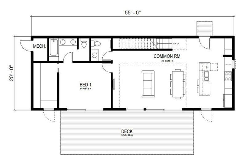 Architectural House Design - small modern house plan