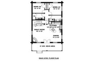 Log Style House Plan - 3 Beds 2 Baths 1872 Sq/Ft Plan #117-1060 