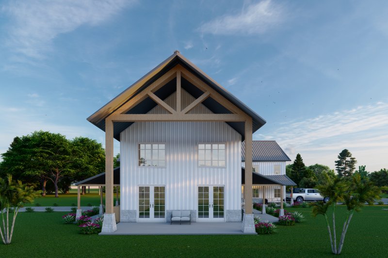 Home Plan - Exterior - Other Elevation 1 for Barndominium House Plan #1107-29 - 4 bed, 3 bath
