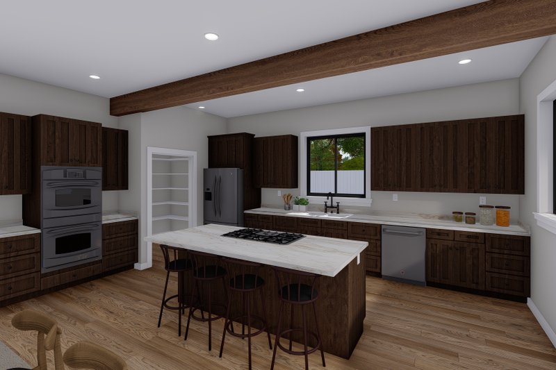 Architectural House Design - Interior - Kitchen 1 for Farmhouse House Plan #1060-168 - 3 bed, 2.5 bath