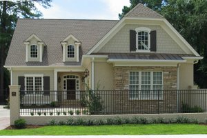 Exterior - Front Elevation 3 for Country House Plan #1054-10 - 3 bed, 3.5 bath