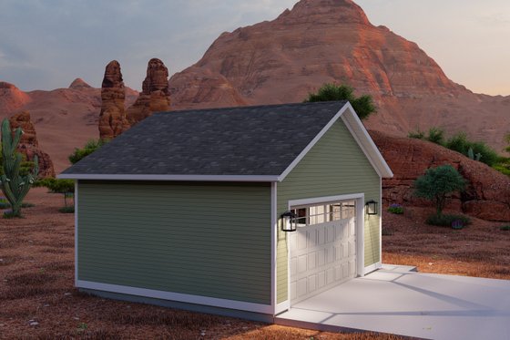 Exterior - Other Elevation for Traditional House Plan #1060-125, 0 bath