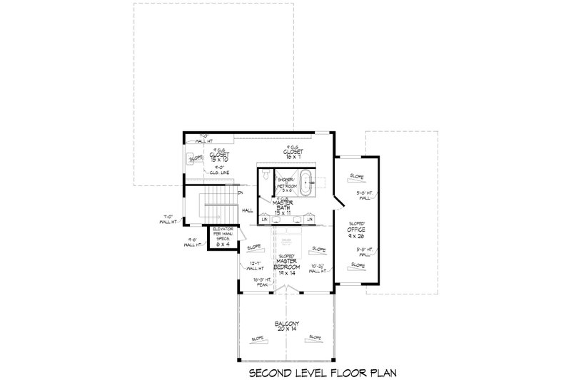 Architectural House Design - Floor Plan - Upper Floor for Modern House Plan #932-1121 - 3 bed, 2 bath