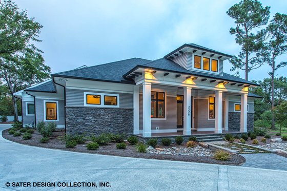 Exterior - Other Elevation 1 for Craftsman House Plan #930-522 - 3 bed, 3.5 bath