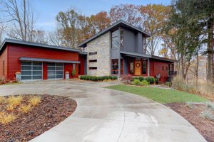 Exterior - Front Elevation for Modern House Plan #901-161 - 5 bed, 3.5 bath
