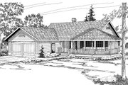 Traditional Style House Plan - 3 Beds 2 Baths 1932 Sq/Ft Plan #124-154 