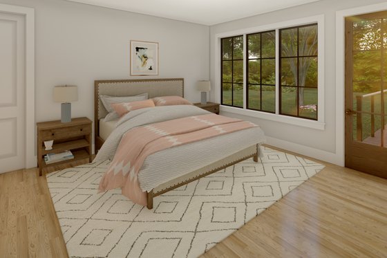 Interior - Master Bedroom for Craftsman House Plan #1094-5 - 3 bed, 3.5 bath