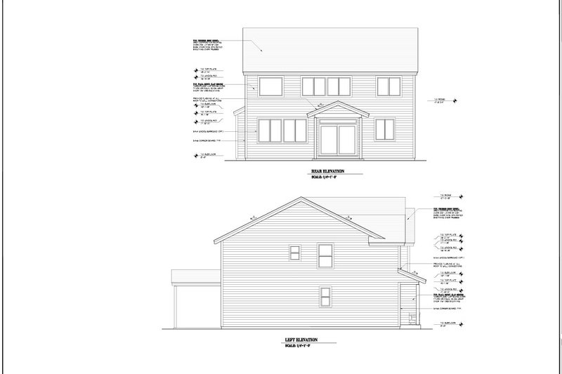 House Design - Exterior - Other Elevation 1 for Craftsman House Plan #53-729 - 5 bed, 2.5 bath
