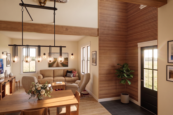Interior - Other for Modern House Plan #1099-21 - 2 bed, 1 bath