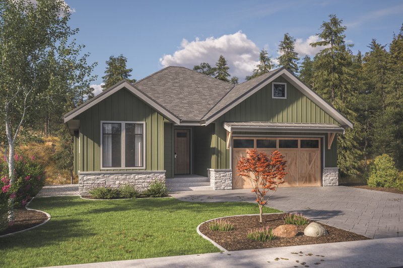 Home Plan - Farmhouse Exterior - Front Elevation Plan #1100-47