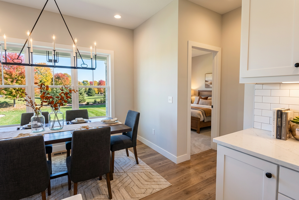 Interior - Dining Room for Farmhouse House Plan #51-1523 - 3 bed, 3.5 bath